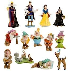  Disney Deluxe Snow White Figurine Play Set   13 Pc. Toys 