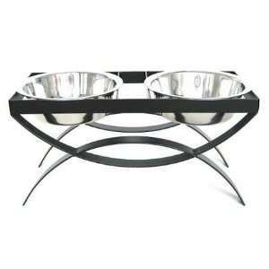  SeeSaw Double Elevated Dog Bowl   Small