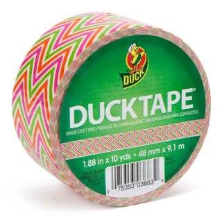 Multi Color Zig Zag Duck Brand Duct Tape 1.88 in x 10 yds