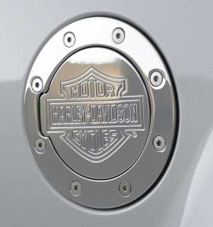 Billet Fuel Gas Door Chrome Harley Davidson Aluminum AMI All Sales 
