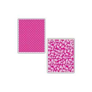   Impressions 2 Pack Embossing Folders Dots & Flowers Electronics