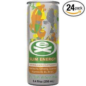 Ex Drinks Ex Slim Energy, Natural Energy Supplement, 8.4 Ounce Cans 