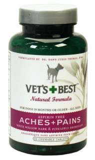 Vets Best Aches & Pain For Dogs 50 chewable tablets  