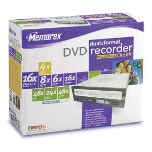  Memorex 16x Dual Format, Double Layer Internal DVD Drive 