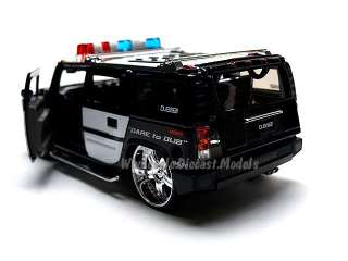 HUMMER H2 SUV POLICE CAR 1:24  