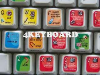 The Propellerhead Reason keyboard stickers are designed to improve 