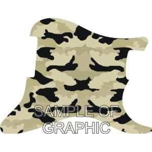   Camouflage Desert Graphical Gibson S1 Pickguard Musical Instruments