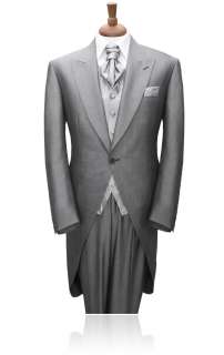 Mens Formal wear Morning Suits 1 Button Peak Lapel New  