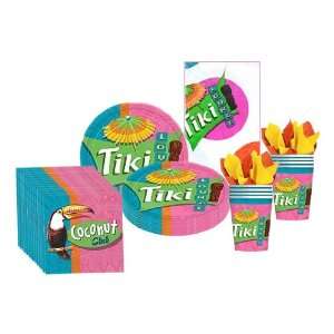  Hawaiian Luau Tiki Lounge Party Pack for 8 Toys & Games