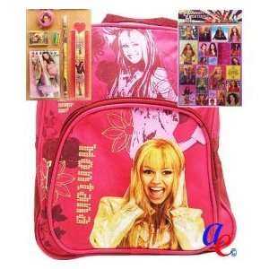 Hannah Montana Mini Backpack+Stationery set+Stickers