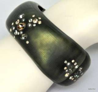 New ALEXIS BITTAR Lucite Crystal Cuff Bracelet SALE  