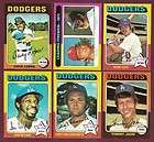 1975 Topps LOS ANGELES DODGERS Team Set (28) RON CEY  