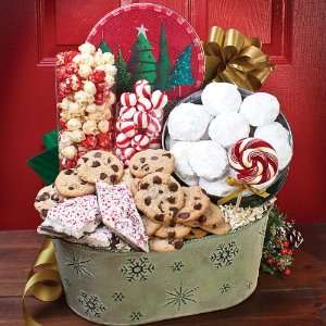 Holiday Greetings Gift Basket  Grocery & Gourmet Food