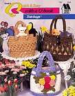 Annies Quick & Easy Tote Bags, Q hook crochet patterns OOP rare