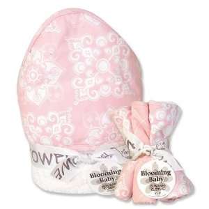  TL Pink Paisley Hooded Towel Baby