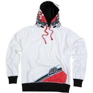 Troy Lee Designs Youth MX Hoodie Pullover Fleece Hoodie   Small/White