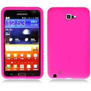  HOT PINK Silicone Gel Skin Case Cover for Samsung Galaxy 