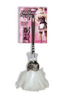 Bejeweled Feather Duster French Maid Costume Accessory  