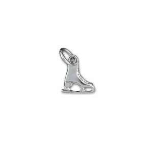    Sterling Silver Tiny Ice Skate Charm: Arts, Crafts & Sewing