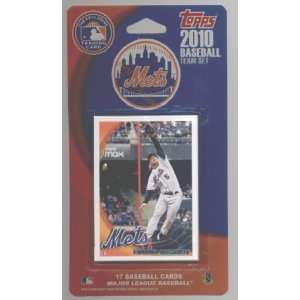  2010 Topps New York Mets Limited Edition 17 Card Team Set 