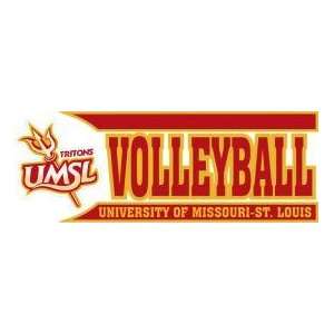 DECAL A VOLLEY BALL UNIVERSITY OF MISSOURI ST. LOUIS UMSL TRITONS   6 