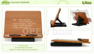   Bookstand Wooden Portable Reading Holder Bible Music Cook Book Stand