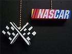 NASCAR LOGO CHECKERED FLAG CEILING FAN PULLS