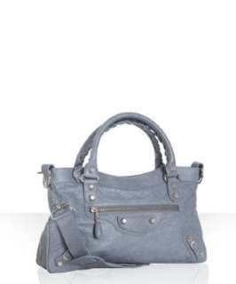 Balenciaga grey lambskin City bag   