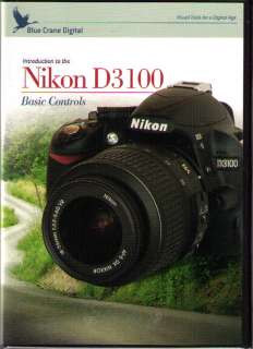 Blue Crane Nikon D3100 Training DVD + CheatSheet  