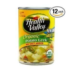  Health Valley, Soup Potato Leek Ns Org, 15 OZ (Pack of 6 