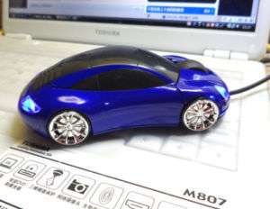 3D PORSCHE Car Shape Optical USB Mouse for Laptop PC  