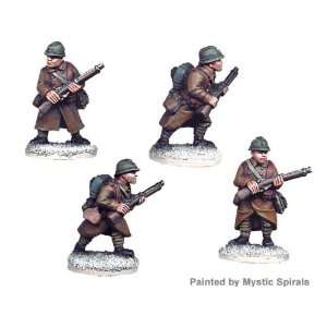   Miniatures   World War II French Riflemen I (4) Toys & Games