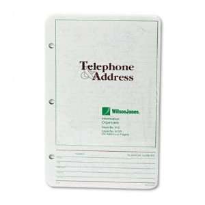  New Looseleaf Phone/Address Book Refill 5 1/2 x 8 1/2 Case 