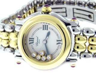 Ladies Chopard 27/8251 Happy Sport 2 Tone Diamond Watch  