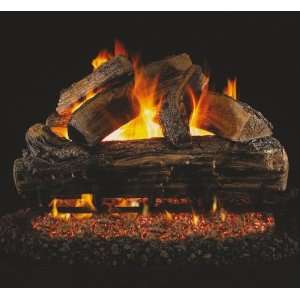   Oak Vented Gas Log Sets with Burner Propane 18 Manual Safety Pilot