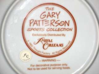 GARY PATTERSON SPORTS COLLECTION PLATE   THE JOGGER  