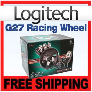 Logitech G27 Racing Wheel For PC PS3 PS2 New In Box  