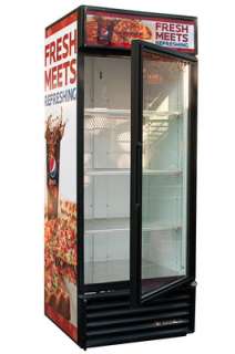    26 30 Pepsi Pizza Swing Glass Door Refrigerator Merchandiser Cooler