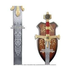  Medieval 10th Century King Solomon Sword Red Handle 