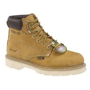  Ad Tec 6in Mens Nubuck Tan Work Boots with Steel Toe 