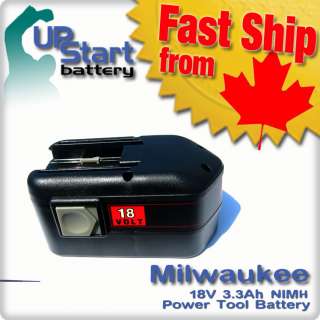 Battery for Milwaukee 18 Volt Power Tools 18V 3.3AH