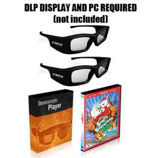 True Depth bundle for your PC based 3D projector or DLP setup w DVD 