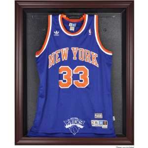   New York Knicks Mahogany Framed Team Logo Jersey Display Case (Jersey
