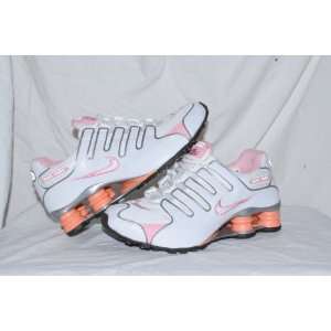  Nike Shox NZ White/Pink/Grey Women Size 8 Sports 
