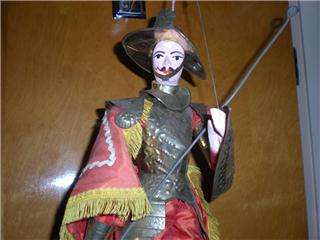 ITALIAN SICILIAN PUPPET MARIONETTE SICILY SOLDIER KNIGHT ARMOUR 17 in 