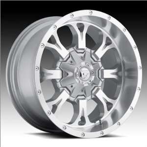 Fuel Krank 20x9 Silver Wheel / Rim 8x180 with a 20mm Offset and a 125 