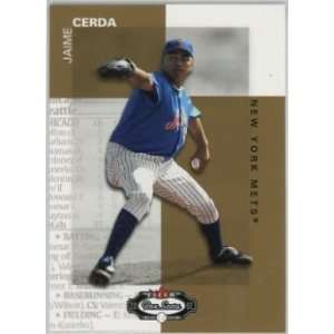  Jamie Cerda New York Mets 2002 Fleer Box Score Rookie Baseball 