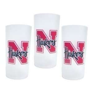  Nebraska Cornhuskers NCAA Tumbler Drinkware Set (3 Pack 