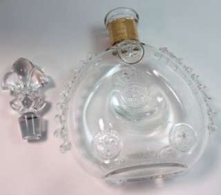   XIII EMPTY 750ML BACCARAT CRYSTAL BOTTLE REMY MARTIN CHAMPAGNE COGNAC