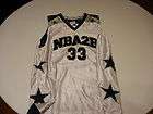 Mens NBA 2B Jersey Indiana #33 Authentic Large Raised L